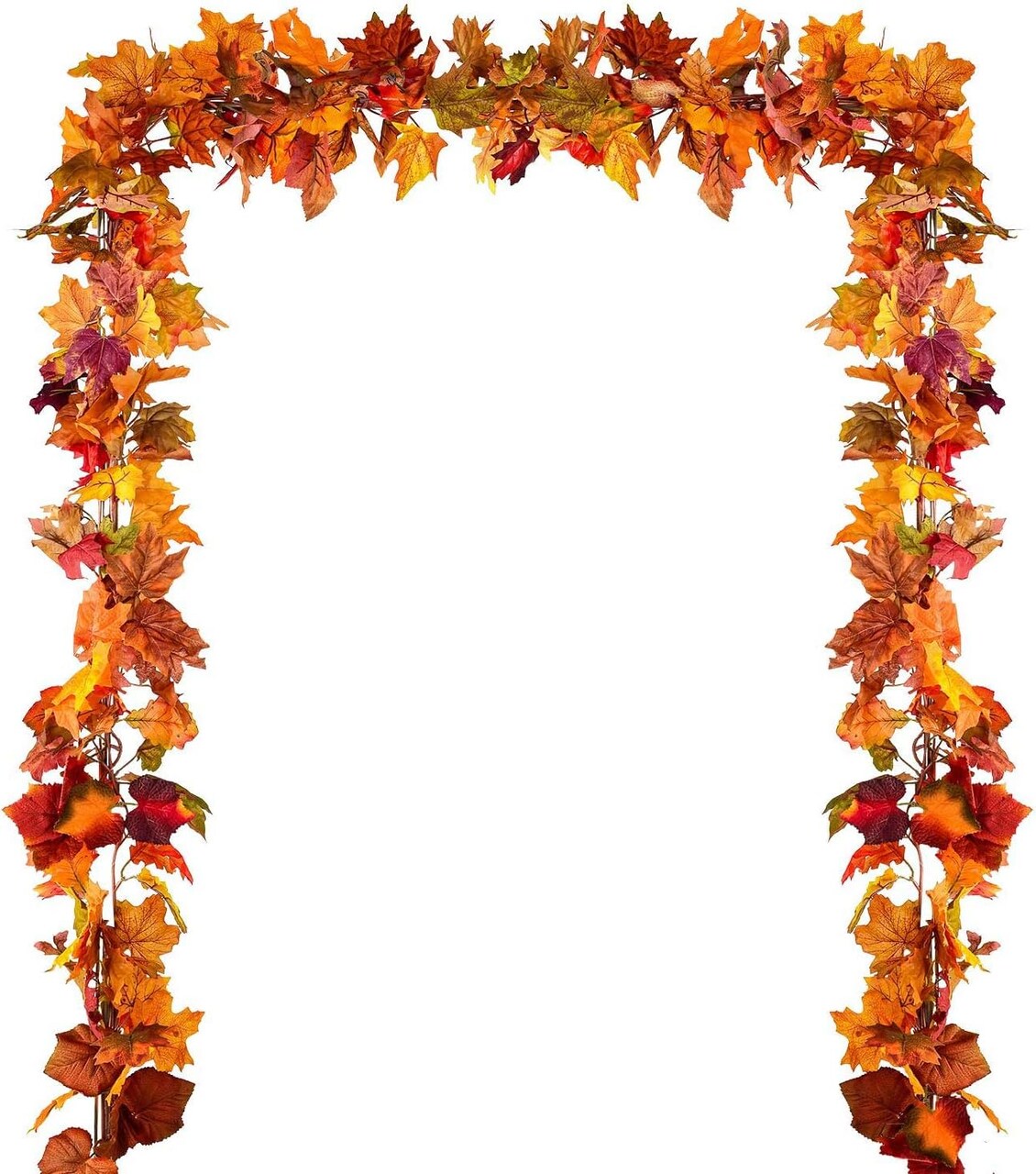 4 Pack Fall Maple Leaf Garland Artificial Maple Garland